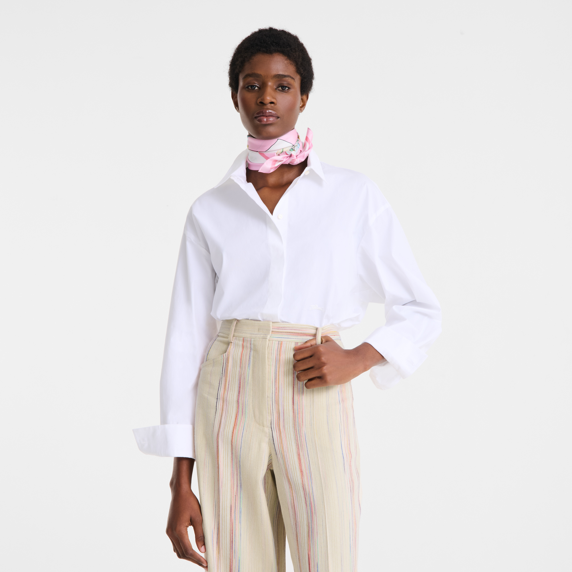 Vivement l'Eté Silk scarf 70